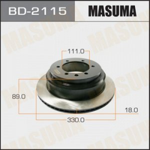 Диск тормозной MASUMA rear SAFARI, PATROL/ Y61 BD-2115