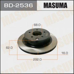 Диск тормозной MASUMA rear X-TRAIL/ T30, T31 [уп.2] BD-2536