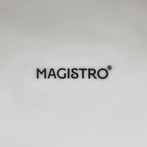 Салатник фарфоровый Magistro «Рыбка», 1 л, 26,5x15x8,5 см, цвет белый