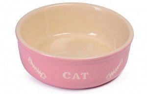 Миска керамика NOBBY CAT 240л розовая