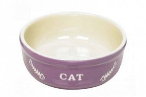Миска керамика NOBBY CAT 240л фиолетовая
