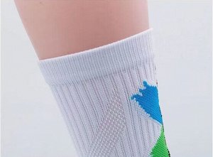 Спортивные мужские носки с терморегуляцией, цвет белый/синий
