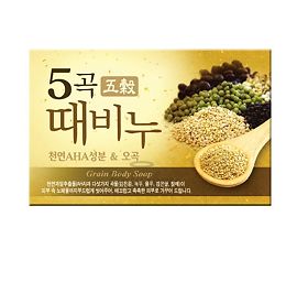 Отшелушивающее и питающее мыло для тела с 5 злаками "Grain Body Soap" (кусок 100 г)