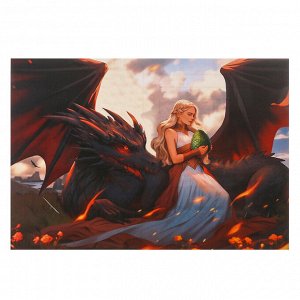 Фигурный пазл «Королева драконов»
