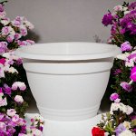 Цветочный горшок &quot;Приз&quot; 0,2 л, без поддона, белый