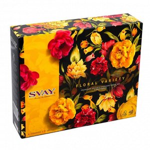 Svay  Floral  Variety 48пирамидок (чай черный, зеленый, травяной пакетированный)