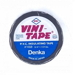 Изолента черная 19мм*9м Denka Vini Tape