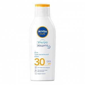 Nivea SunСолнцезащитный лосьон Ультра Защита для чувствительной кожи SPF30 200 мл