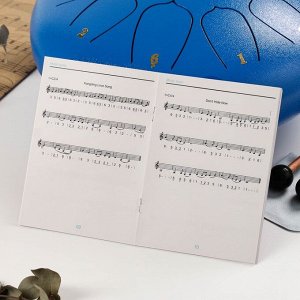 Музыкальный инструмент Глюкофон, синий, 13 лепестков, 30 см