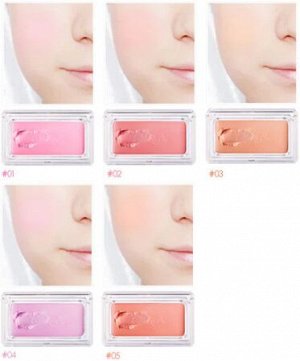 Румяна д/лица, 3,5 гр, BBIA, 01 (Downy Pink), Ю.Корея