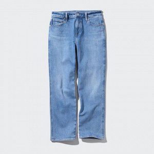 UNIQLO - узкие джинсы стрейч до щиколотки (68 см) - 03 GRAY
