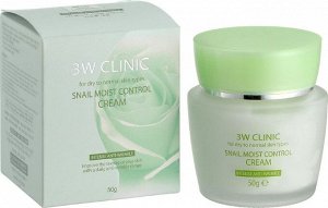 Snail Moist Control Cream Крем для лица антивозрастной с экстрактом улитки 50мл