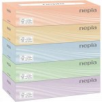 Двухслойные бумажные салфетки классические Nepia 200шт*5