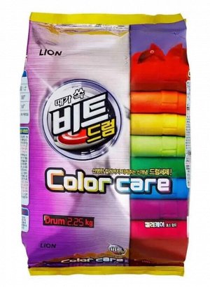 СМС порошок LION Korea Beat 2,25кг Защита цвета рефил