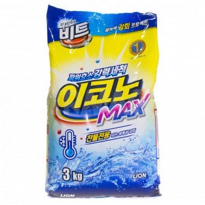 СМС порошок LION Korea Еcono 3кг мягкая упаковка