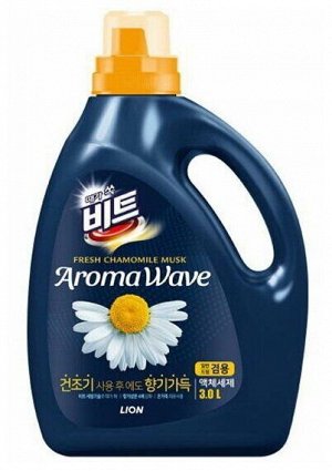 NEW СМС гель LION Korea Автомат 3л Beat Aroma Wave Ромашка