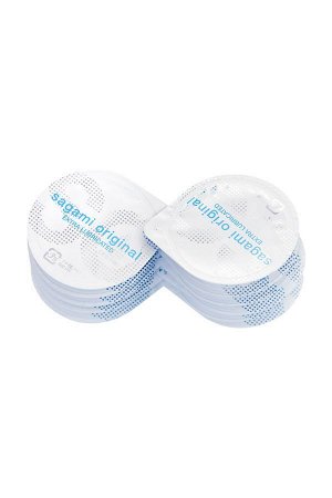 Презервативы SAGAMI, ORIGINAL 0.02, EXTRA LUB, полиуретан, L 19 см, Ø 5,8 см, № 12