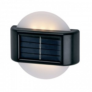 Cветильник настенный на солнечной батарее, 6 светодиодов, теплый белый свет. USL-F-158/PM090 RONDO