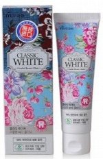 Зубная паста «Classic White» / “Scarlet Beauty Clinic” отбеливающая с ароматом мяты и ягод (туба в коробке) 110г /40