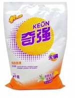 Keon порошок для стирки 2 кг кислородное отбеливание для всех типов белья, лимон