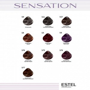Эстель Краска для волос без аммиака 6/0 тёмно русый Estel SENSATION DE LUXEE 60 мл