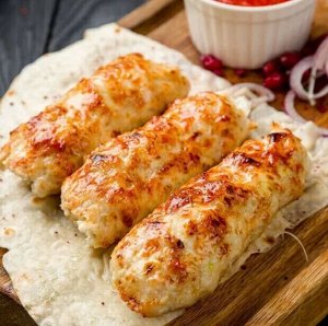Люля-кебаб из рубленной курицы "Почти Готово" замороженный, 0.450 гр