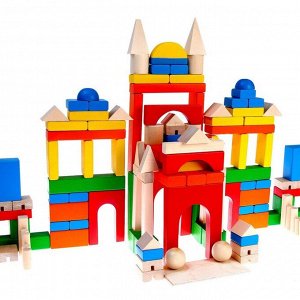 Конструктор деревянный «‎Красочный замок»‎