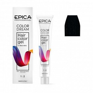 Epica Гель краска для волос без аммиака 4.77 шатен шоколадный интенсивный Epica Professional COLORDREAM 100 мл Эпика