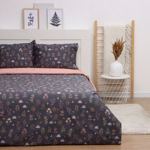 Постельное бельё 1.5-спальное LoveLife Flower morning, сатин