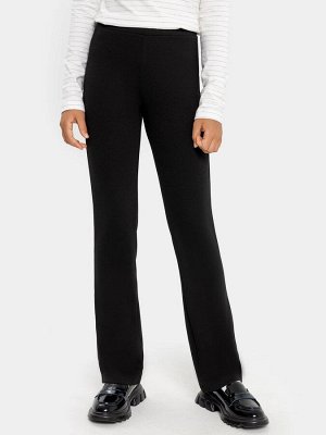 Классические брюки для девочек в черном цвете