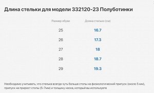 Полуботинки для девочек