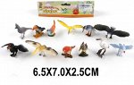 YW01-3 Набор птиц(12 шт)в пакете