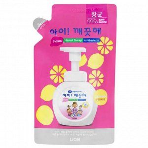 Мыло жидкое пенное LION Korea Ai-Kekute 200мл Антибактериальное Лимон дой-пак