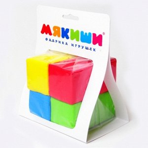 332 Игрушка кубики "4 цвета"