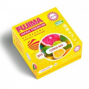 FUJIMA Меловой ароматизатор воздуха для автомобиля и дома "CITRUS MIX" сочный, яркий и освежающий цитрус, 40 гр