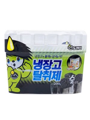 Sandokkaebi Поглотитель запахов для холодильника Угольный/The deodorize for fridge, Ю.Корея, 200 г