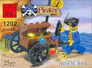 1202 К-р "Сокровища пиратов" 25 дет.в коробке