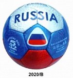 20027/2020/В Мяч футбольный RUSSIA MULTI,size5,PU,4-х сл,420гр.