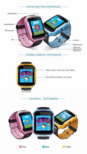 Умные детские часы Smart Baby Watch G100 (T7, Q65, GW500S)