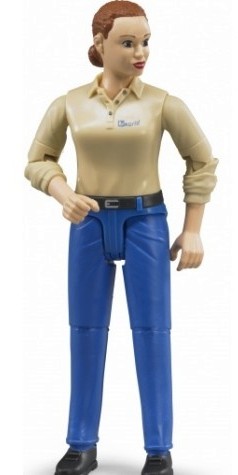 60-408 Фигурка женщины,голубые джинсы