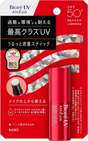 BIORE UV Athlizm Skin Protect Stick - солнцезащитный стик максимальной защиты с ухаживающими компонентами