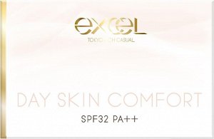 Excel Dayskin Comfort Base Serum Cream All-in-One UV Tone Up SPF32 PA++ - солнцезащитная сыворотка-крем с керамидами для сияющей кожи