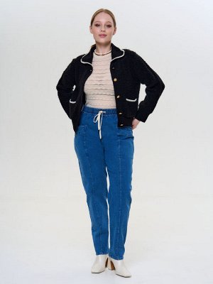 Женские джинсы багги синий