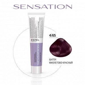 Безаммиачная краска для волос SENSATION DE LUXE 4/65 шатен фиолетово-красный (60 мл), Estel