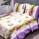 1,5 сп пододеяльник из Бязи Ирис, фиолетовый (СТ 134-1)