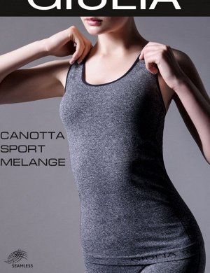 CANOTTA Sport Melange 01 (Giulia) Cпортивная футболка из мягкой "дышащей" микрофибры
