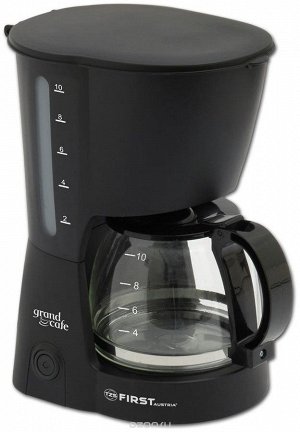 Кофеварка 5464-2 Кофеварка FIRST Мощность: 750 Вт.Емкость: 8 чашек. Black