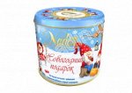 Чай чёрный листовой с добавками с ароматом клубники и черной смородины &quot;Новогодний подарок&quot; в жестяной банке 50гр