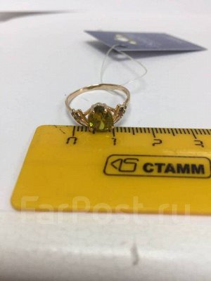 Золотое кольцо с фианитами арт.  к-2688