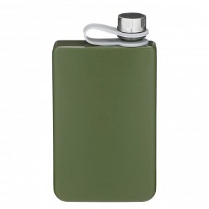 Фляжка для алкоголя и воды, нержавеющая сталь, подарочная, армейская, 270 мл, 9 oz